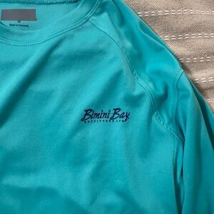 Men's Aqua Swim Shirt Bimini Bay Sz M